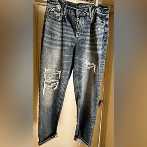 Maurice’s high rise boyfriend jeans